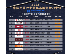 2023中国月饼行业最具品牌创新力十强